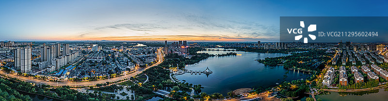 芜湖东湖公园全景图片素材