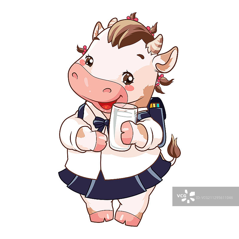 美牛酪酪学生牛奶图片素材