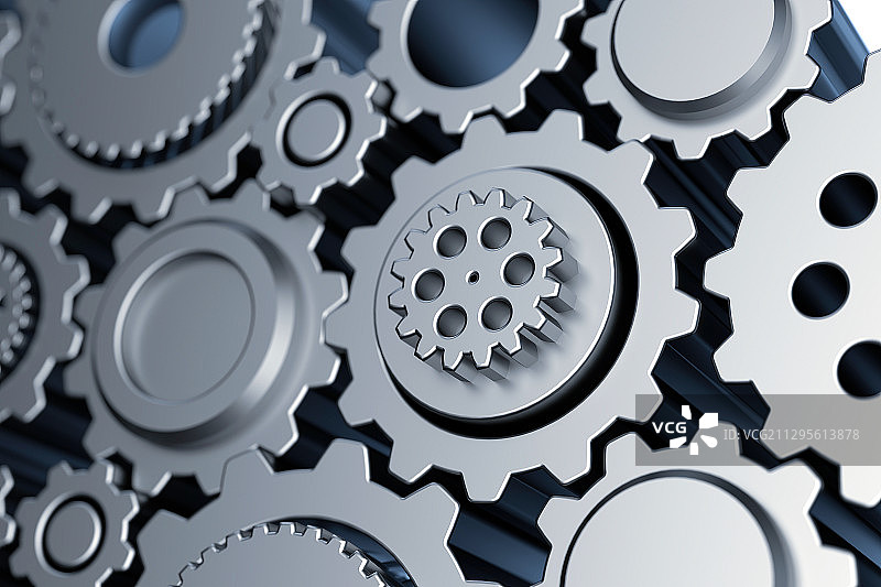 3D机械齿轮图片素材