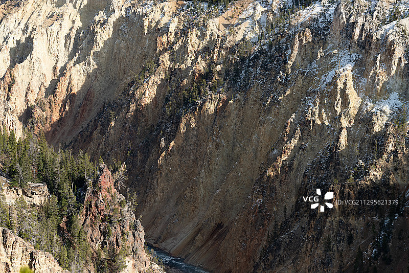 秋季黄石公园风光图片素材