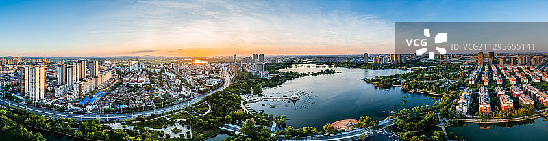 芜湖东湖公园全景图片素材