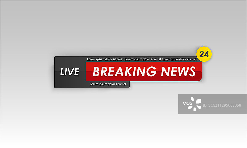 电视新闻条图片素材