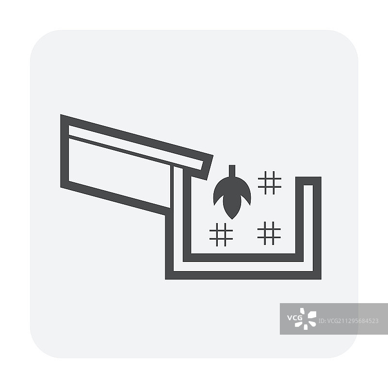 排水沟清洁图标图片素材