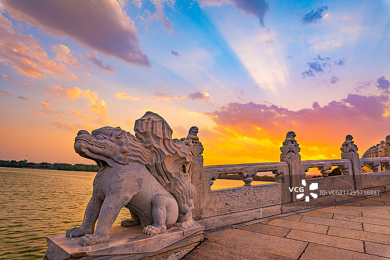 颐和园神兽图片素材