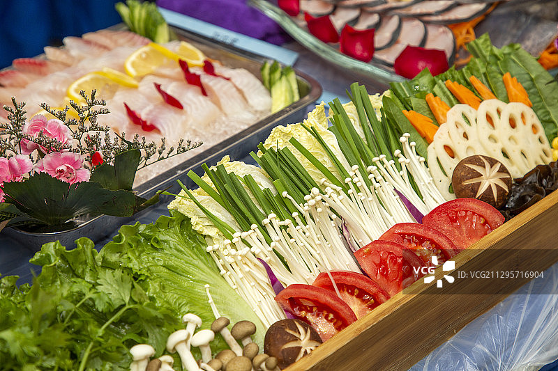 色香味俱全的美食火锅菜品图片素材