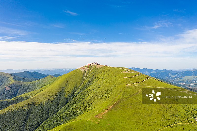 五台山东台顶望海寺图片素材
