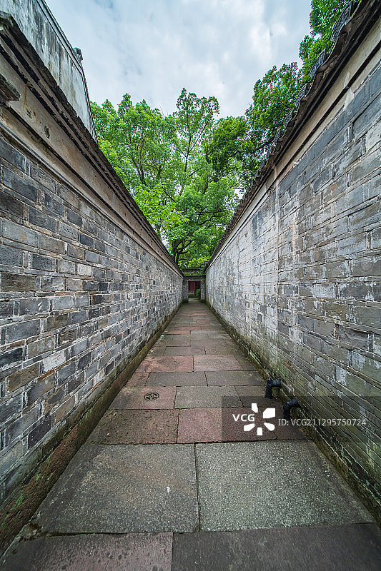 7月宁波天一阁博物馆，中国最大私人藏书楼图片素材