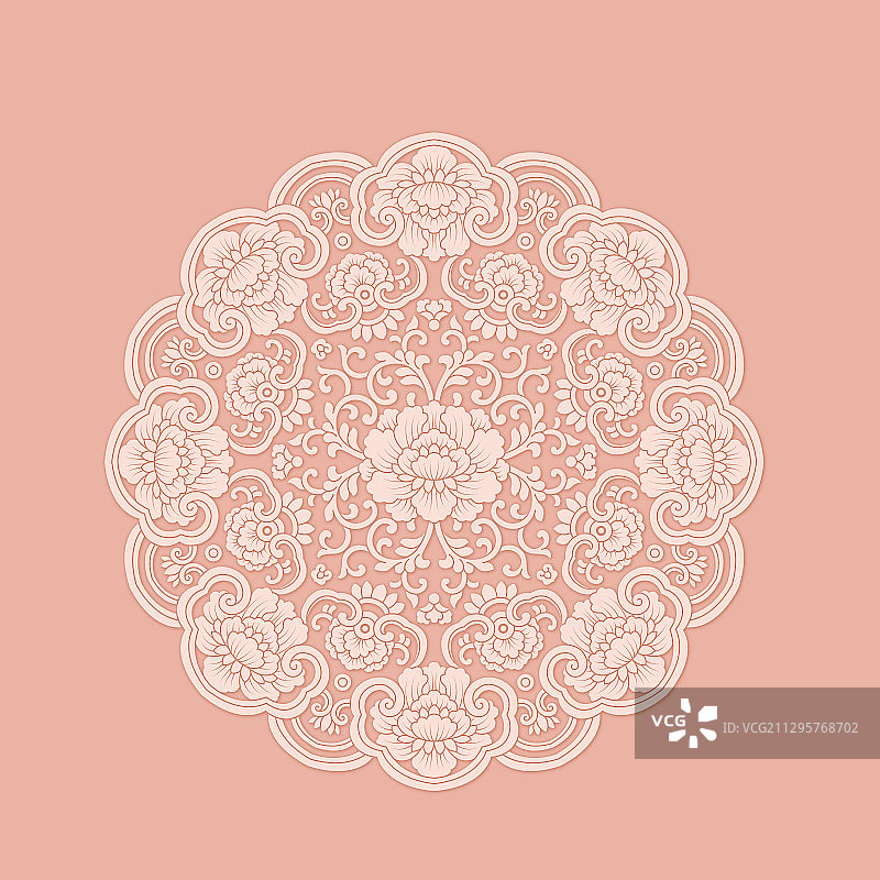 圆形装饰花纹图片素材