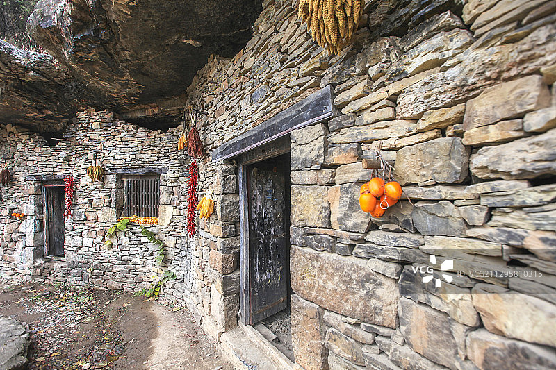 山东平邑县九间棚村旧址图片素材