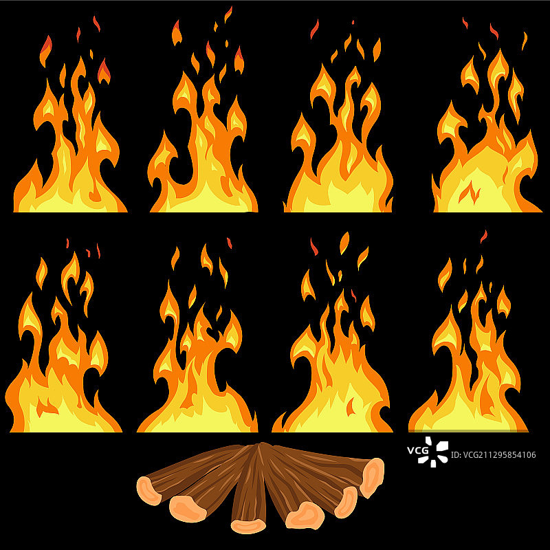 火焰关键帧图片素材