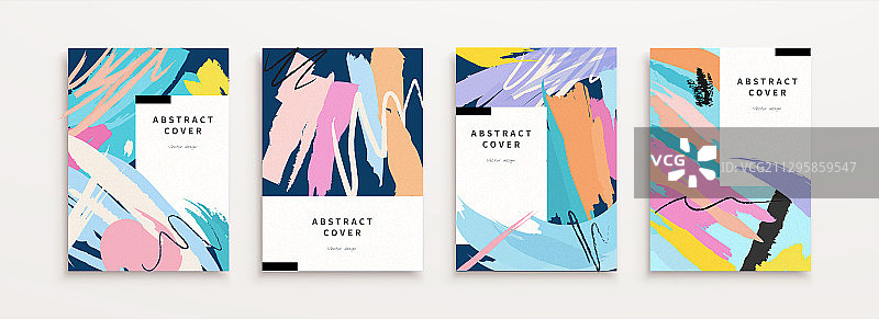 彩色创意笔刷设计广告素材图片素材