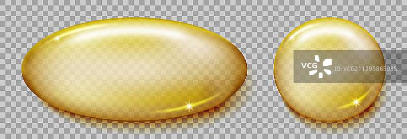 透明背景鱼油胶囊图片素材