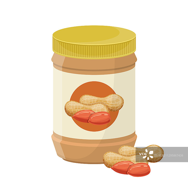 花生酱罐子图片素材