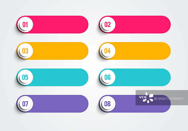 信息图要点选项集图片素材