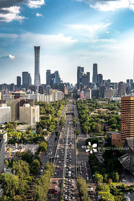 东三环与国贸图片素材