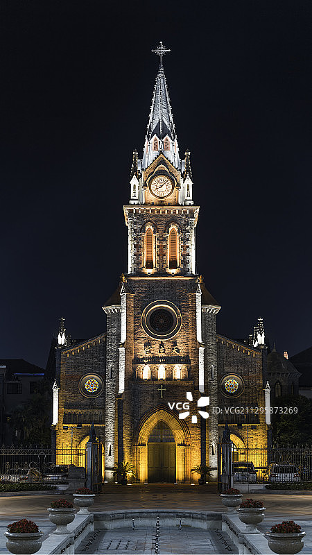 宁波老外滩教堂图片素材