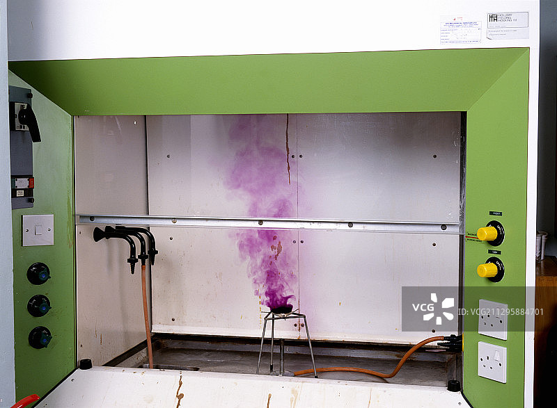 碘升华图片素材