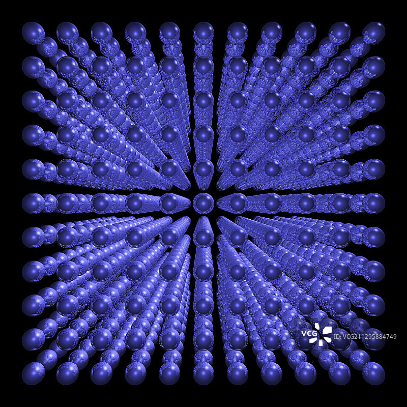 钋晶体结构图片素材