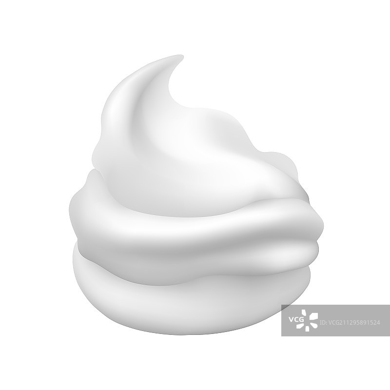 白色奶油泡沫图片素材