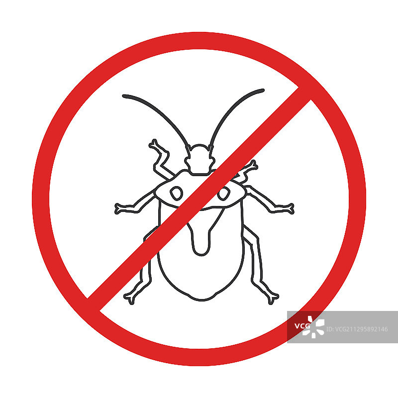 臭虫轮廓图标图片素材
