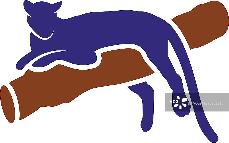 野生老虎动物标志图片素材