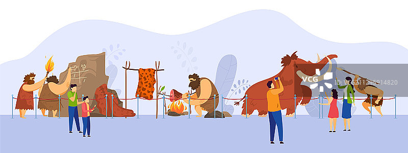 博物馆自然历史原始人图片素材