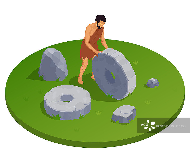 车轮发明的构成图片素材