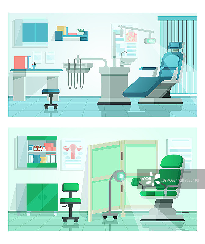 牙科诊所卡通图片素材