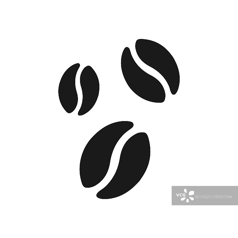 咖啡豆符号标志图片素材