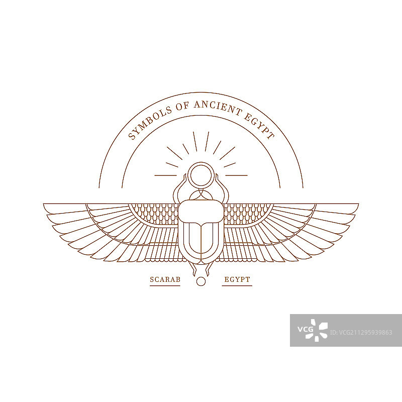 埃及圣甲虫图片素材