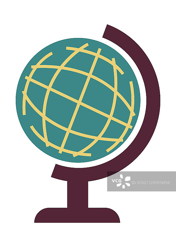 带有地球模型的地理图片素材