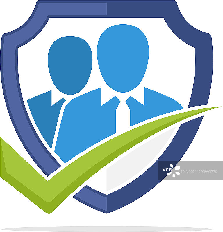 具有员工保护概念的图标图片素材