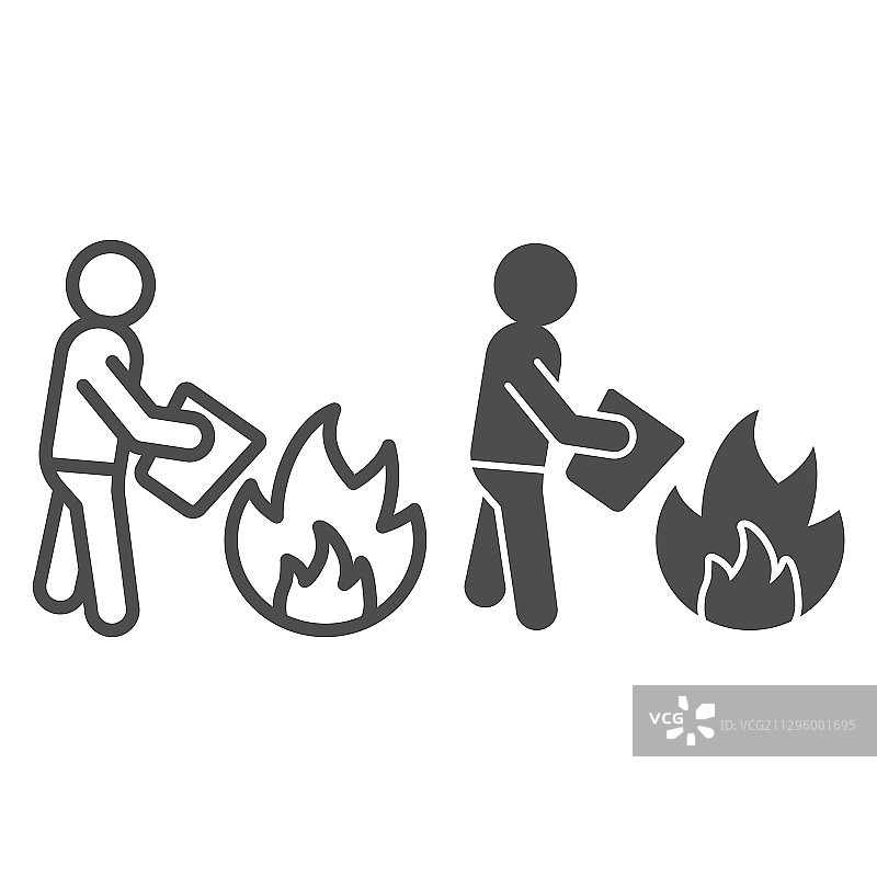 水桶灭火图片素材