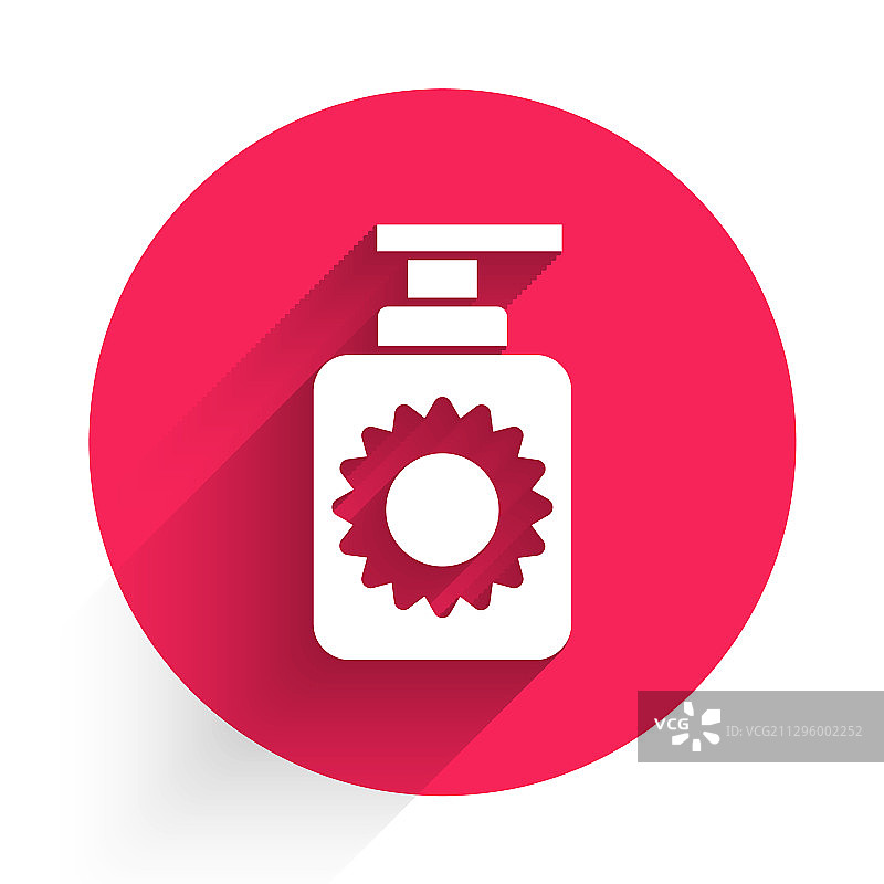 白色防晒喷雾瓶图标图片素材