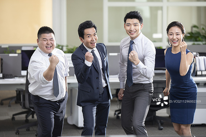 商务团队一起加油图片素材