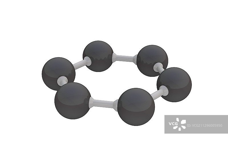石墨六边形分子结构插图图片素材