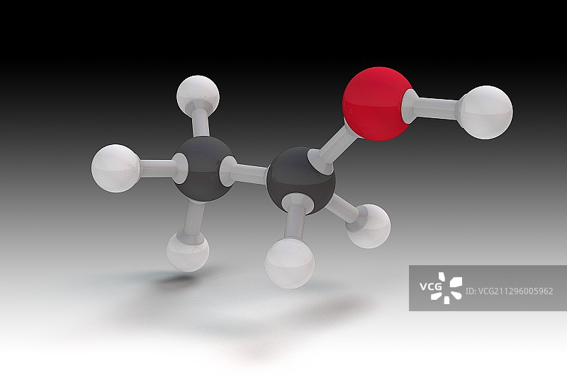 乙醇分子结构示意图图片素材