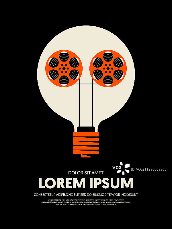 电影抽象复古风格图片素材