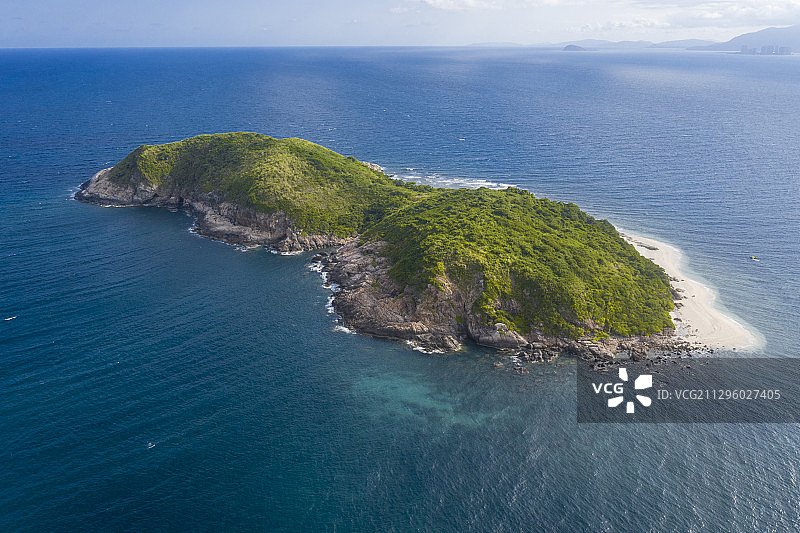 海南东岸的无人海岛图片素材