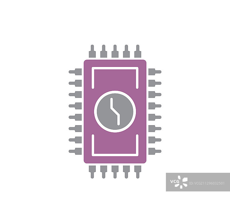 处理器芯片相关图标背景图片素材