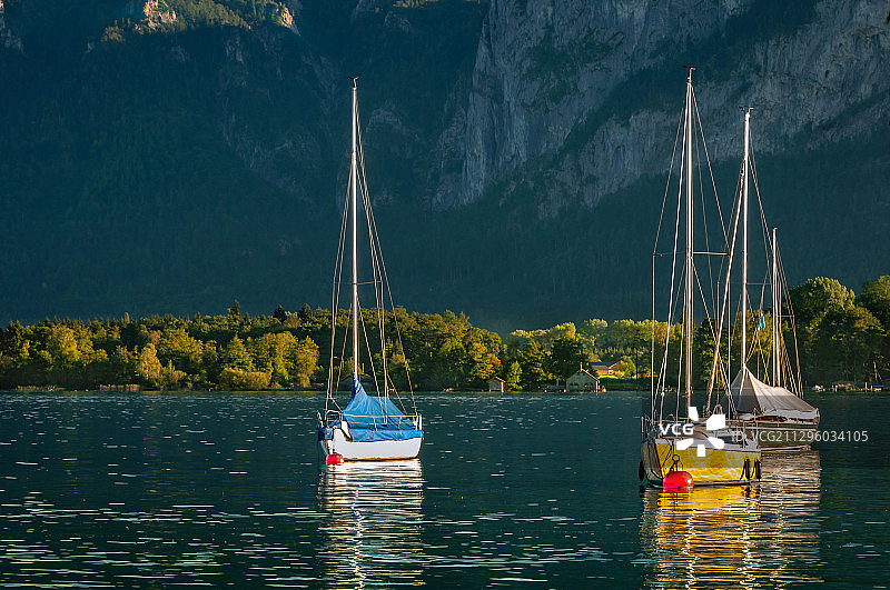 Mondsee 奥地利月亮湖图片素材