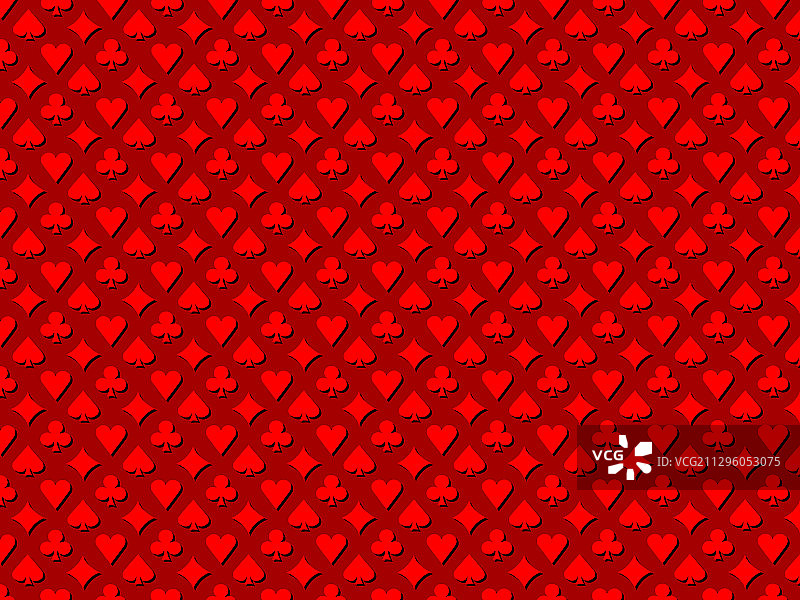扑克牌花色图案红色设计图片素材