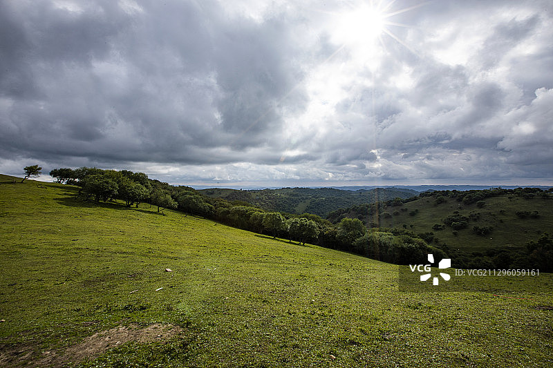 关山草原图片素材