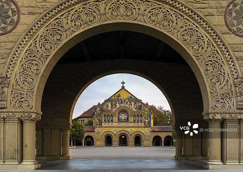 穹之门 Stanford Memorial Church图片素材