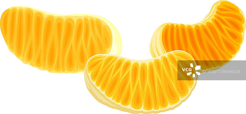 新鲜去皮橘子瓣图片素材