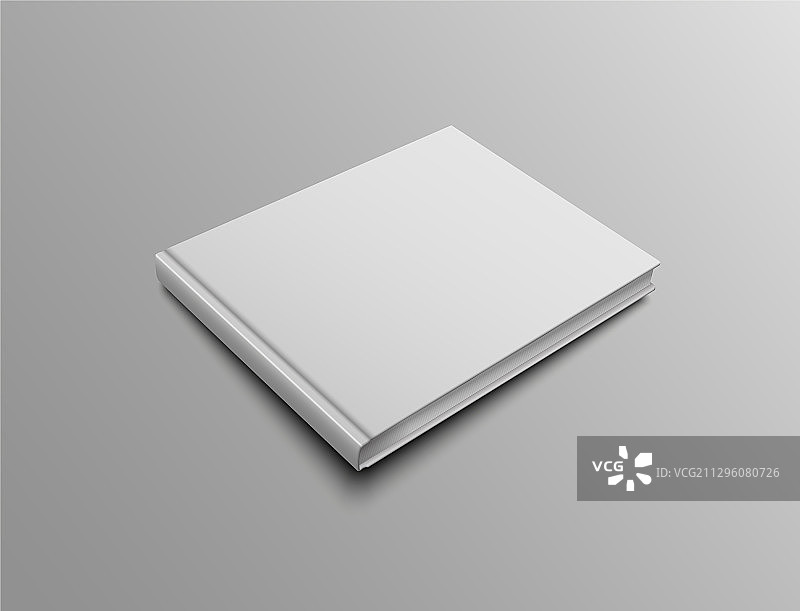 横向精装书样机图片素材