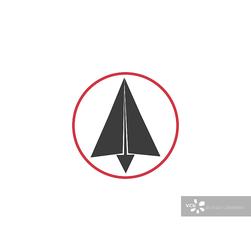 纸飞机标志，飞机符号，旅行轮廓图片素材