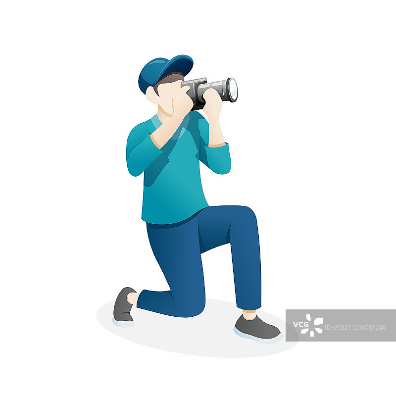 男摄影师图片素材
