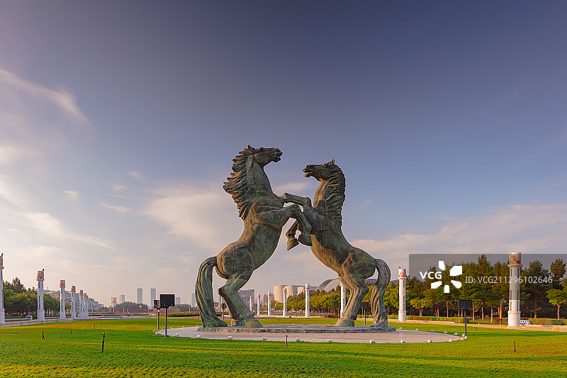 双驹广场。图片素材