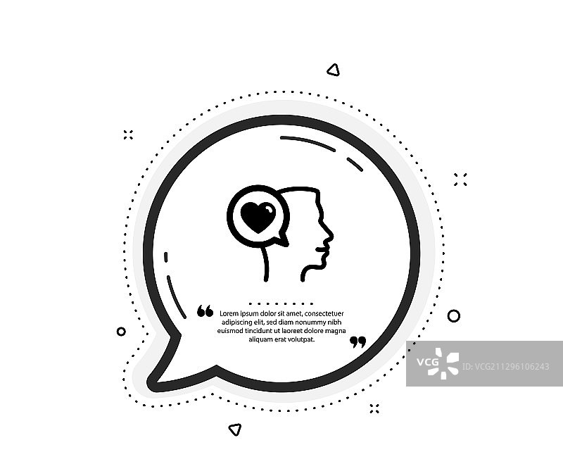 爱心聊天图标符号图片素材